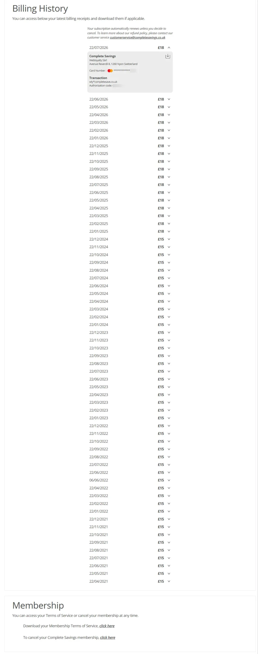 Complete Savings Cashback Review UK – How I Earned £2,040 and Why I Still Use It After 5 Years 9 Complete Savings monthly bonus history from April 2021 to June 2026