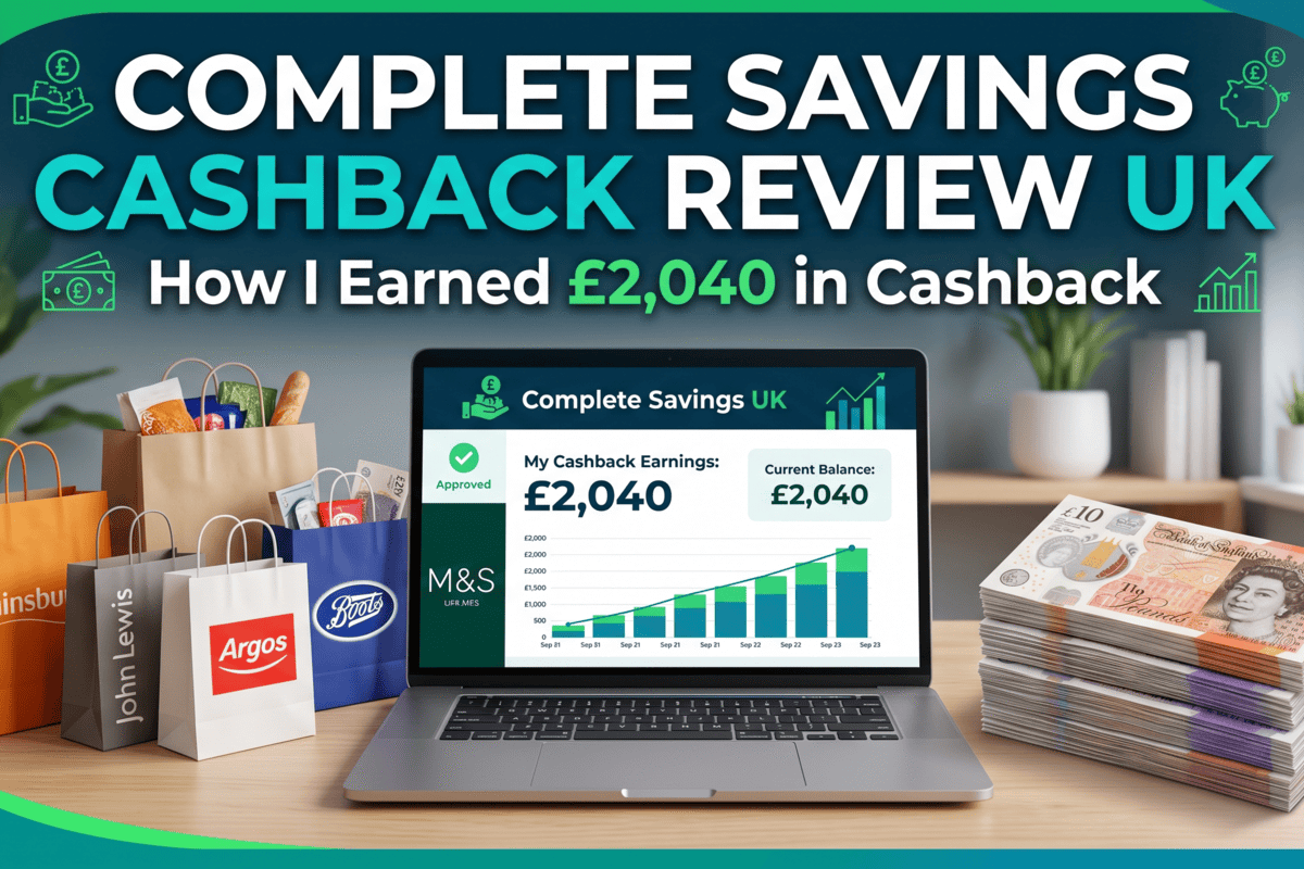 Complete Savings Cashback Review UK – How I Earned £2,040 and Why I Still Use It After 5 Years