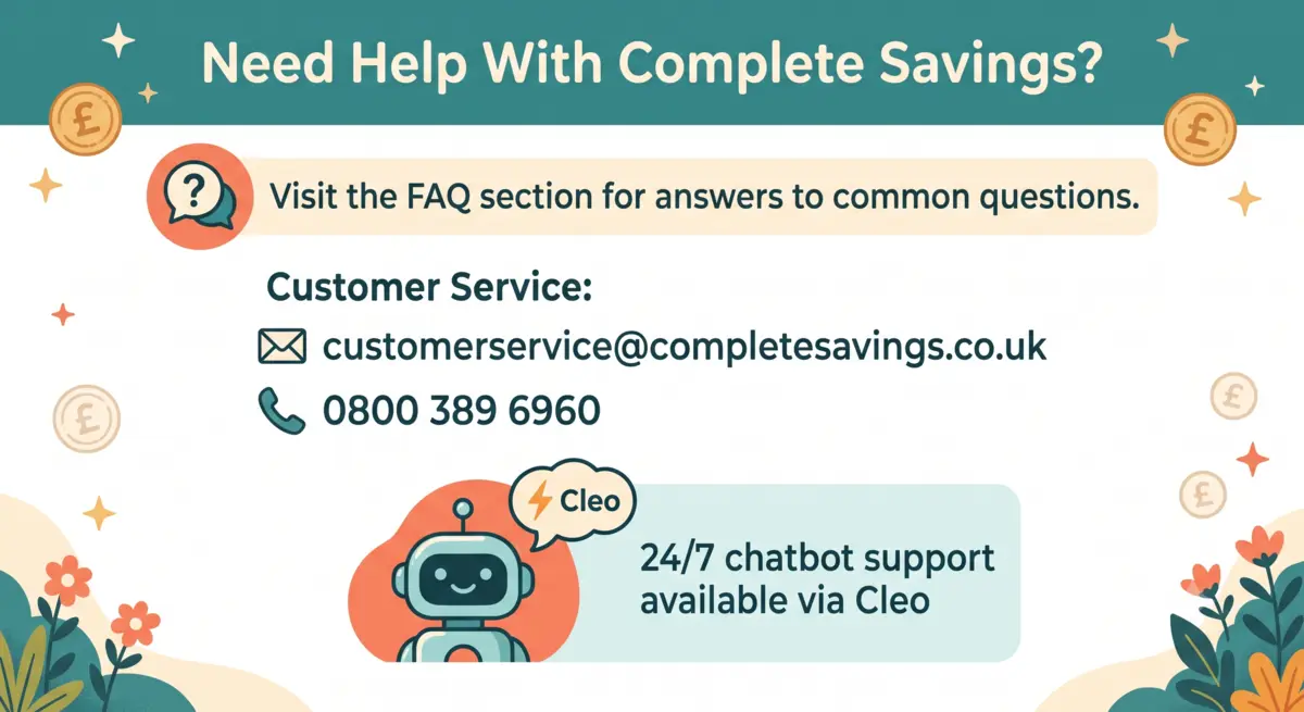 Complete Savings Cashback Review UK – How I Earned £2,040 and Why I Still Use It After 5 Years 8 Complete Savings customer service contact information including email, phone number and support options