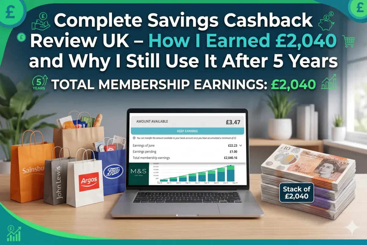 Complete Savings Cashback Review UK – How I Earned £2,040 and Why I Still Use It After 5 Years