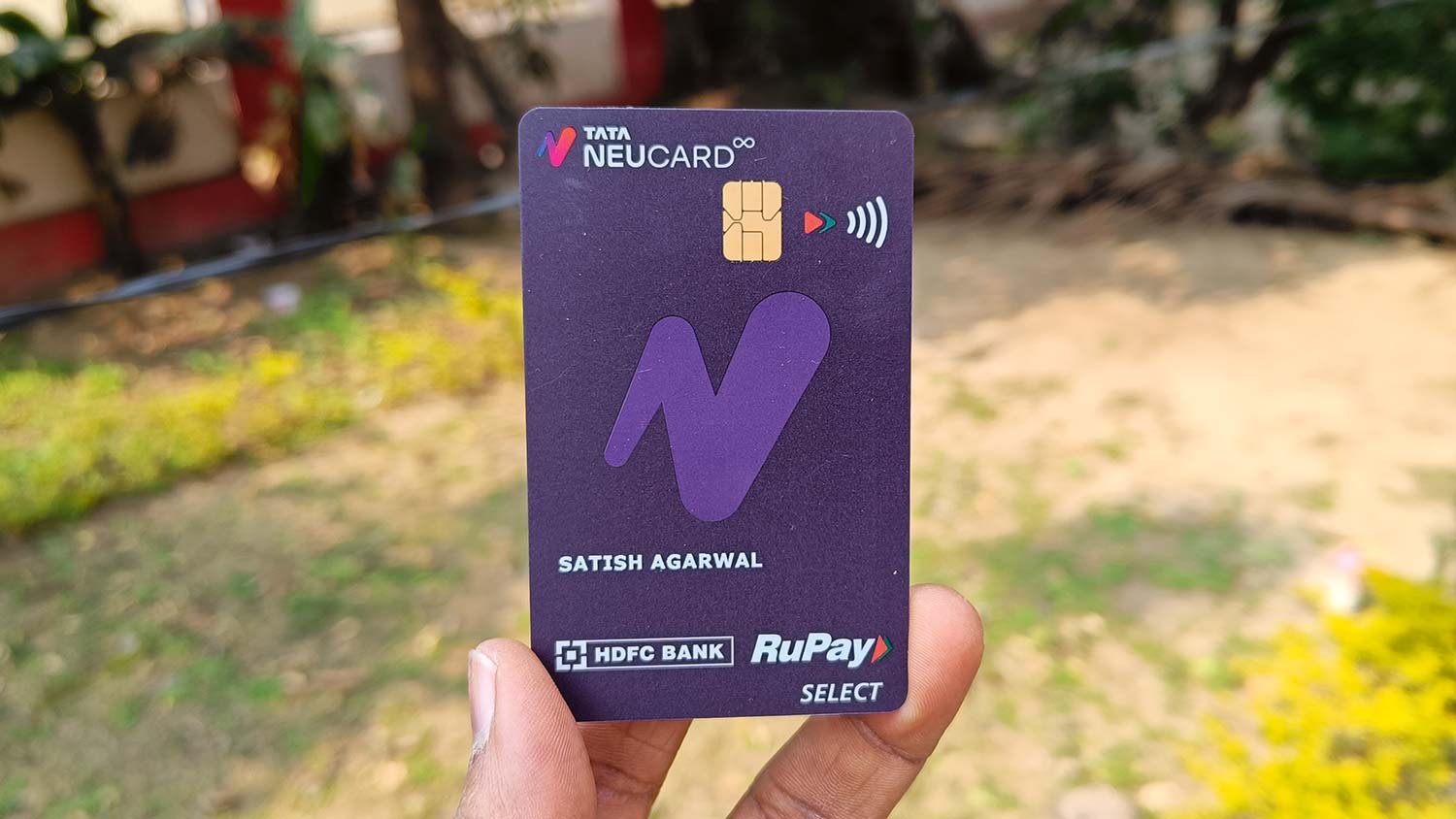 hdfc tata neu infinity card on upi