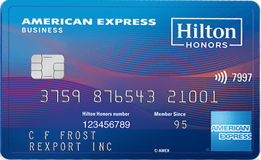 hilton honors american express business credit card